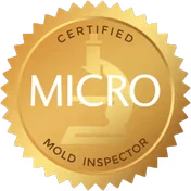 MICRO Certified Mold Inspector badge