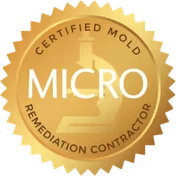 MICRO Certified Mold Remediation Contractor badge