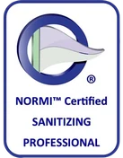 NORMI Certified Sanitizing Professional badge
