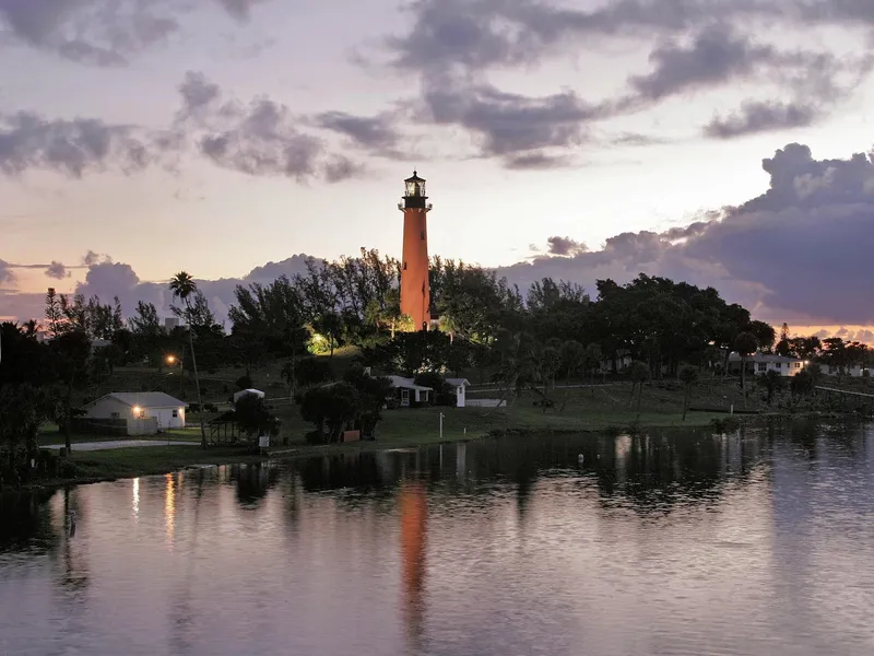 Aerial view of Jupiter, Florida